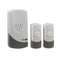 White Wireless Dual Entrance Door Chime Kit (100m range)