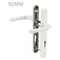 UPVC Door Handles - Lever Lever - D13 - White