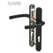 UPVC Door Handles - Lever Lever - D16 - Black