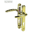 UPVC Door Handles - Lever Lever - D42 - Brass