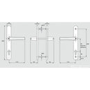 UPVC Door Handles - Lever Lever - D73 - White