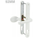 UPVC Door Handles - Lever Pad - D67 - White