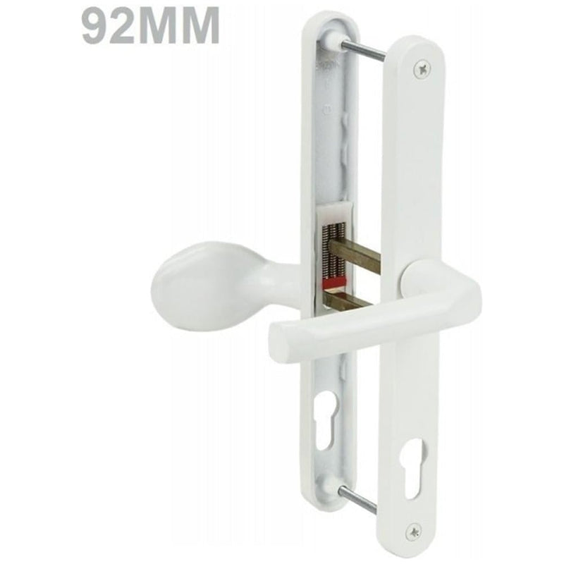 UPVC Door Handles - Lever Pad - D67 - White