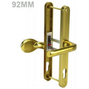 UPVC Door Handles - Lever Pad - D68 - Gold