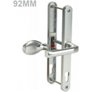 UPVC Door Handles - Lever Pad - D69 - Silver