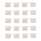 VERSA 4mm Window Hinge Friction Stay Packers (20 Bag)