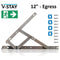 VERSA Egress Easy Clean uPVC Window Hinges (One Pair) - 12"