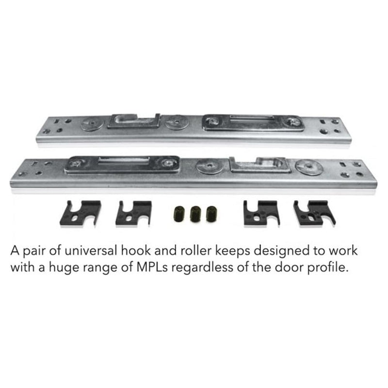 VERSA uPVC Multi-Point Lock Hook & Roller Keeps (One Pair)