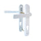 White UPVC Door Handles - Lever Lever - D80