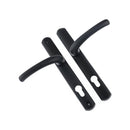 Yale Superior Long Backplate Handle Black